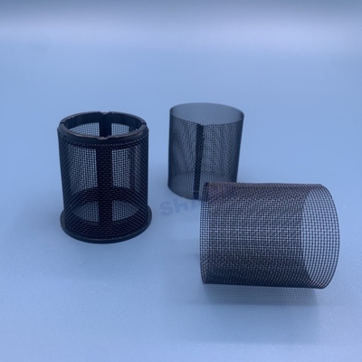 Ultrasonic Welded Black Nylon Mesh Tube Filter For Industry Filtration Removable