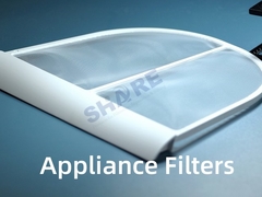 Filtros de plástico moldados para aparelhos