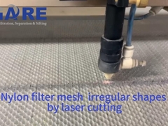 Malha de filtro de poliéster de nylon Formas irregulares cortadas por laser em tamanho personalizado