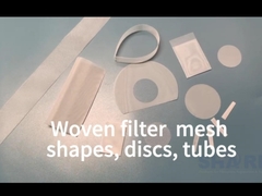Telas de filtro de poliéster de nylon, formas cortadas, peças, discos
