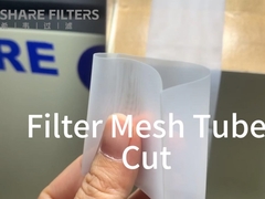 Tubo de malha de filtro de poliéster de nylon 30 50 100 150 200 250 300 Microns para filtragem de combustível de óleo de água