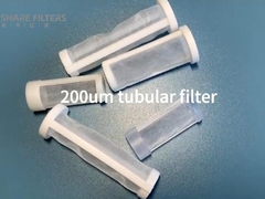 Filtro Tubular de Sangue de 200 Microns Tamanho OD13.4x32.4mm, OD16.9x40.4mm, 16.5x52.2mm